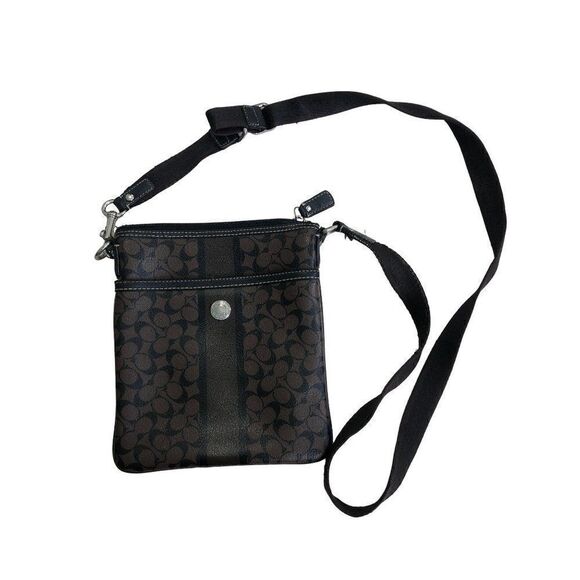 Coach Crossbody Shoulder Bag Purse Brown - Picture 1 of 4